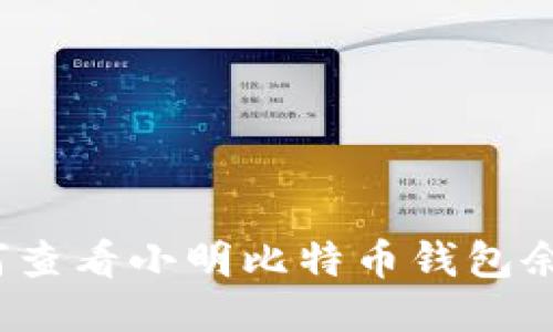 如何查看小明比特币钱包余额?