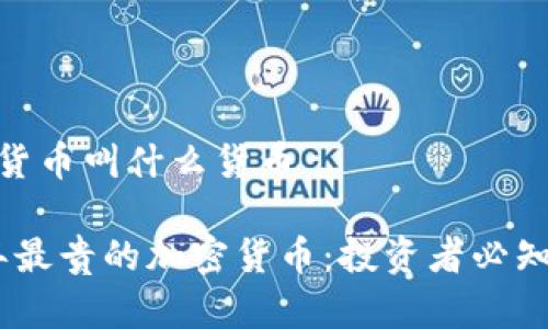 很贵的加密货币叫什么货币

探秘2024年最贵的加密货币：投资者必知的财富机遇